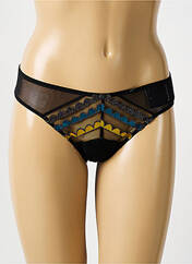Tanga noir BARBARA pour femme seconde vue