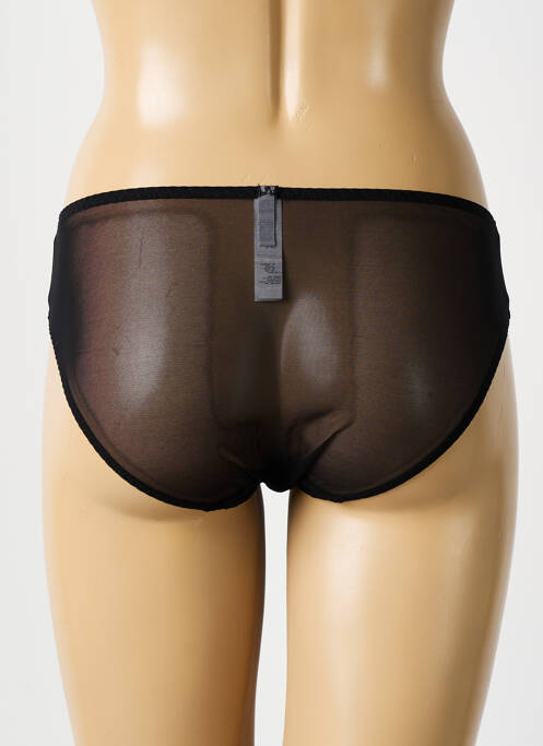 Culotte effet matière satinée noir BARBARA femme