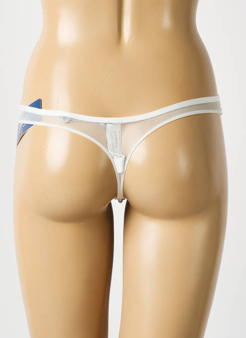 String tissage satiné blanc TRIUMPH femme