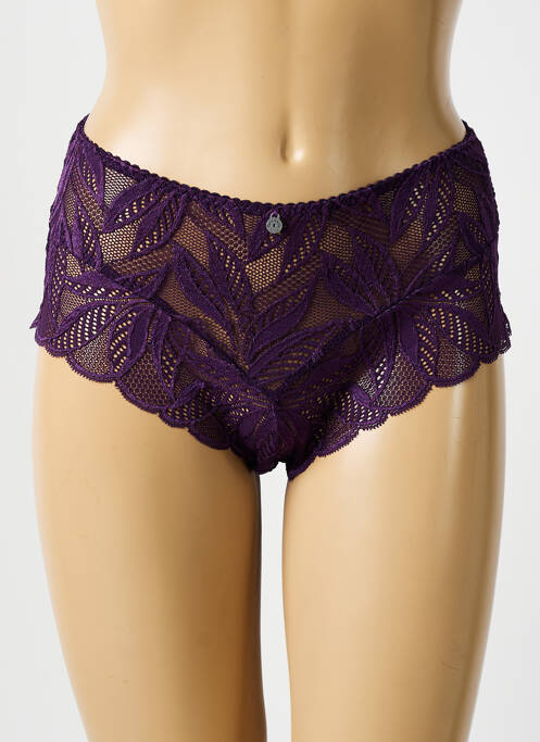 Shorty violet BARBARA pour femme