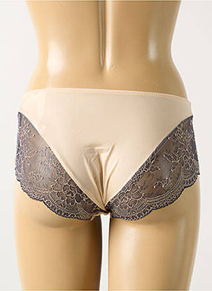 Shorty effet matière satinée beige MARIE JO femme