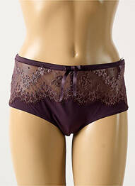 Shorty effet matière satinée violet MARIE JO femme