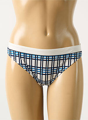 Culotte effet matière satinée blanc MARIE JO femme
