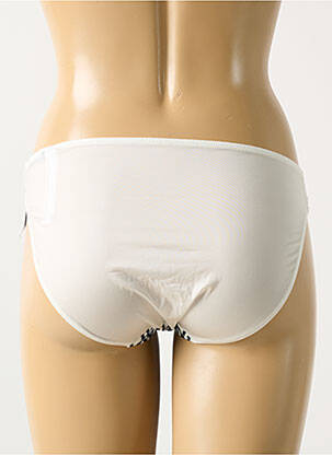 Culotte effet matière satinée blanc MARIE JO femme