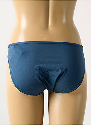 Culotte effet matière satinée bleu MARIE JO femme