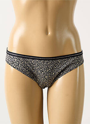 Culotte effet matière satinée gris MARIE JO femme