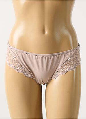 Culotte tissage dentelle beige MARIE JO femme