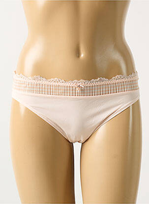 Culotte tissage dentelle rose MARIE JO femme