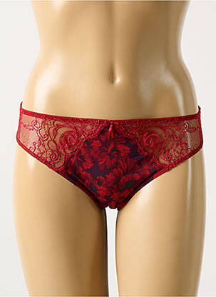 Culotte tissage dentelle rouge MARIE JO femme