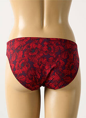 Culotte tissage dentelle rouge MARIE JO femme