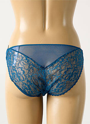 Culotte tissage dentelle bleu MARIE JO femme