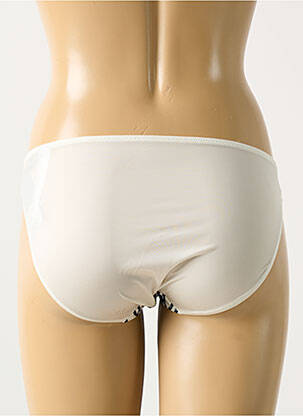 Culotte tissage satiné blanc MARIE JO femme