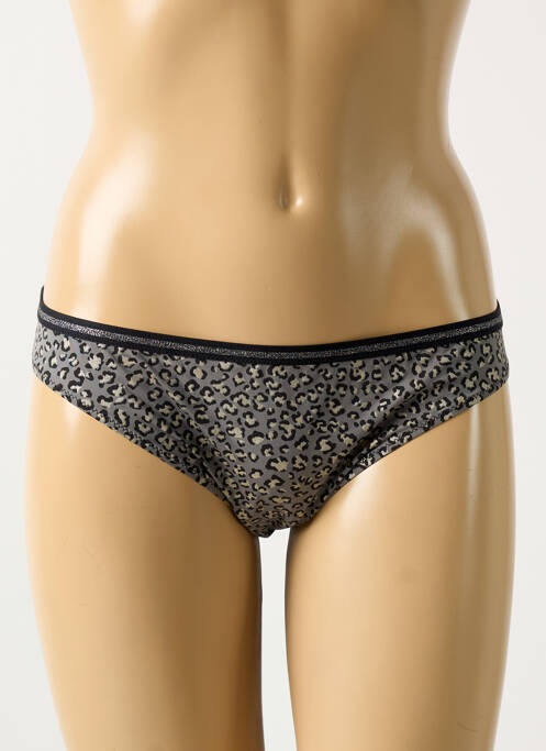 Culotte effet matière satinée gris MARIE JO femme