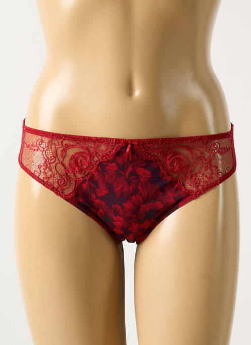 Culotte tissage dentelle rouge MARIE JO femme