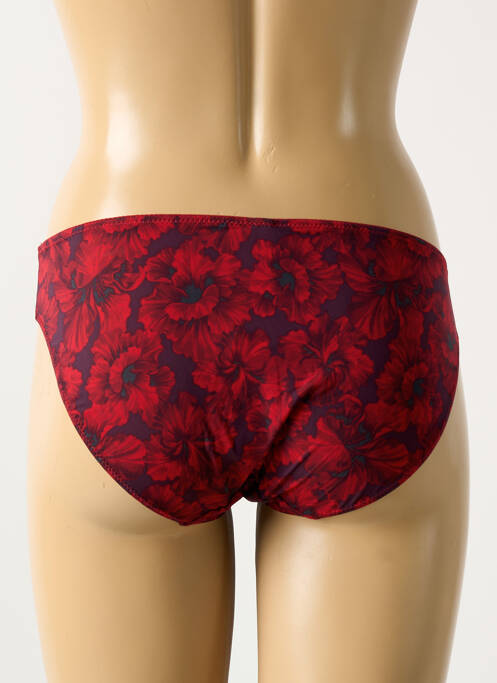 Culotte tissage dentelle rouge MARIE JO femme