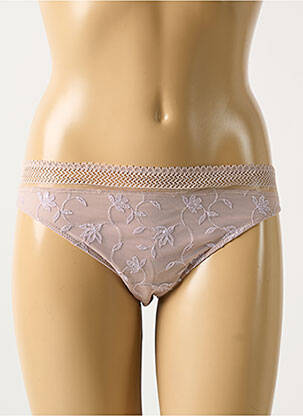 Culotte tissage dentelle beige MARIE JO femme