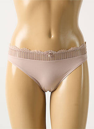 Culotte tissage dentelle beige MARIE JO femme