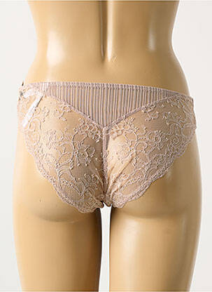 Culotte tissage dentelle beige MARIE JO femme