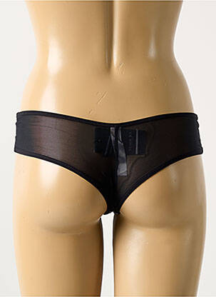Tanga stretch noir MARIE JO femme