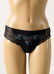 Tanga stretch noir MARIE JO femme