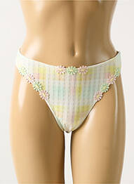 Tanga stretch jaune MARIE JO femme