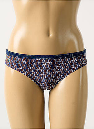 Tanga stretch bleu MARIE JO femme