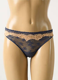 Tanga stretch bleu MARIE JO femme