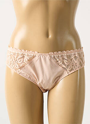 Culotte effet matière satinée rose LOU femme
