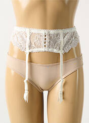 Guêpière/Porte-jarretelle blanc AUBADE pour femme seconde vue