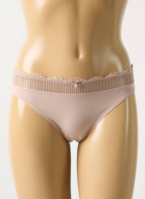 Culotte tissage dentelle beige MARIE JO femme