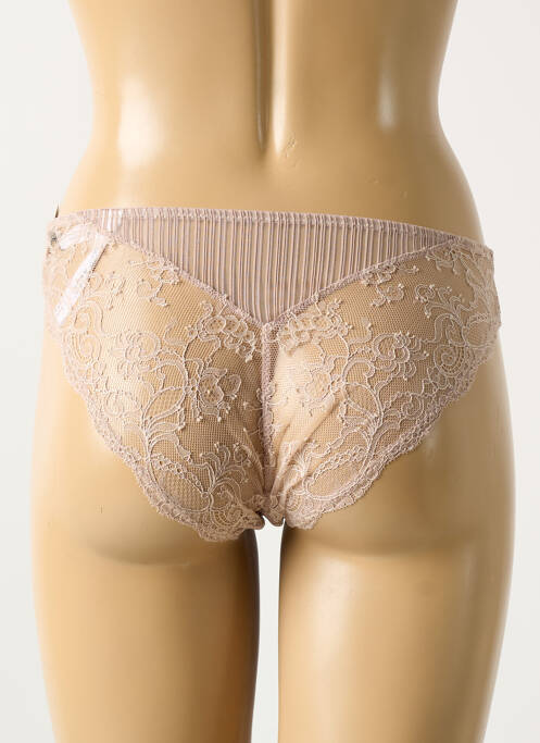 Culotte tissage dentelle beige MARIE JO femme