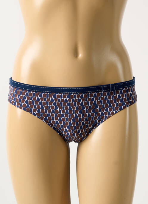 Tanga stretch bleu MARIE JO femme