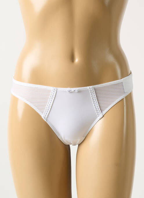 Tanga blanc MARIE JO pour femme