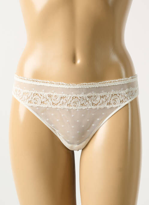 Tanga blanc MARIE JO pour femme