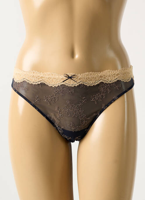 Tanga bleu MARIE JO pour femme