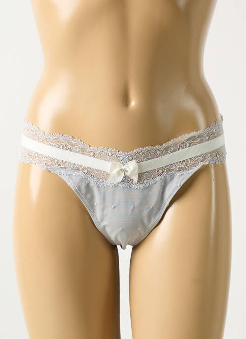 Tanga gris MARIE JO pour femme