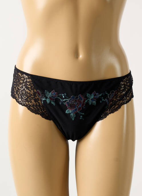 Tanga noir MARIE JO pour femme