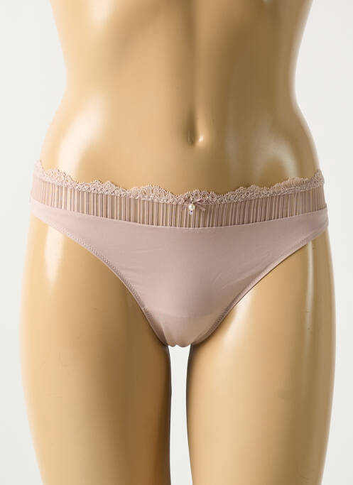Tanga rose MARIE JO pour femme