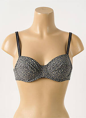 Soutien-gorge effet matière satinée haut soutien-gorge emboitant gris MARIE JO femme