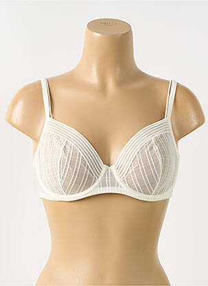 Soutien-gorge légère et transparente haut soutien-gorge emboitant blanc MARIE JO femme