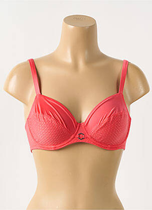 Soutien-gorge effet matière satinée haut soutien-gorge emboitant rose MARIE JO femme