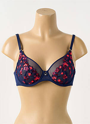 Soutien-gorge légère et transparente haut soutien-gorge emboitant bleu MARIE JO femme