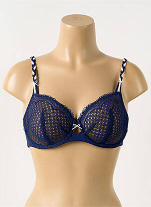 Soutien-gorge légère et transparente haut soutien-gorge emboitant bleu MARIE JO femme