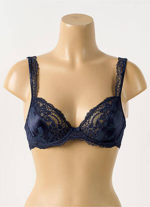 Soutien-gorge légère et transparente haut soutien-gorge emboitant bleu MARIE JO femme