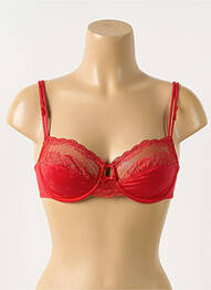 Soutien-gorge légère et transparente haut soutien-gorge emboitant rouge MARIE JO femme