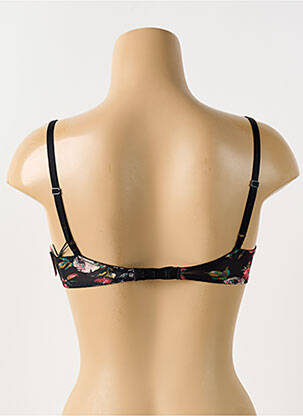 Soutien-gorge effet matière satinée haut soutien-gorge balconnet noir MARIE JO femme