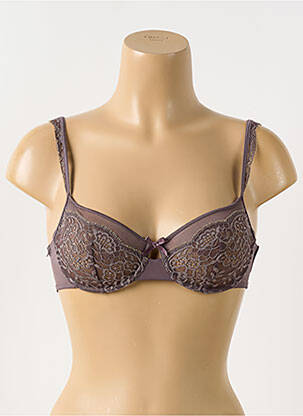 Soutien-gorge légère et transparente haut soutien-gorge emboitant violet MARIE JO femme