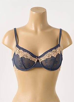 Soutien-gorge légère et transparente haut soutien-gorge emboitant bleu MARIE JO femme