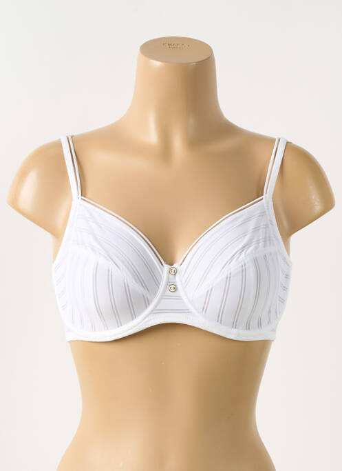 Soutien-gorge légère et transparente haut soutien-gorge emboitant blanc MARIE JO femme