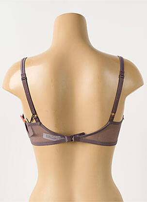 Soutien-gorge effet matière satinée haut soutien-gorge push-up violet MARIE JO femme